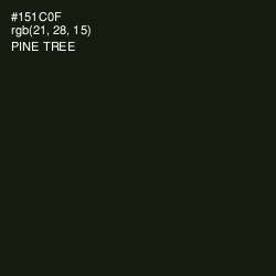 #151C0F - Pine Tree Color Image